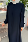 Rabia Çiçek Detaylı  Ferace 697 -Laci