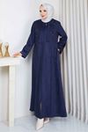 Kravat detaylı Süet Kadın Mont 437 - Laci